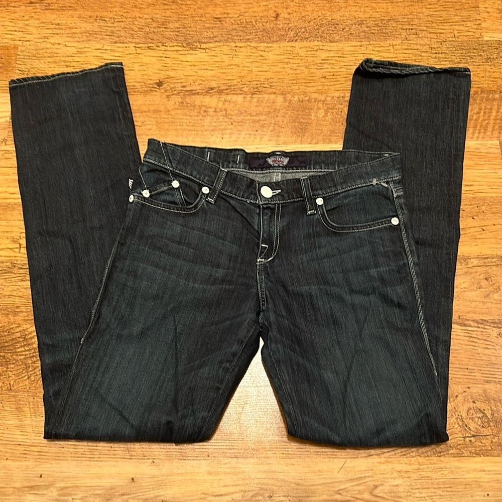 Rock & Republic Dark Wash Low Rise Boot Cut Jeans GG